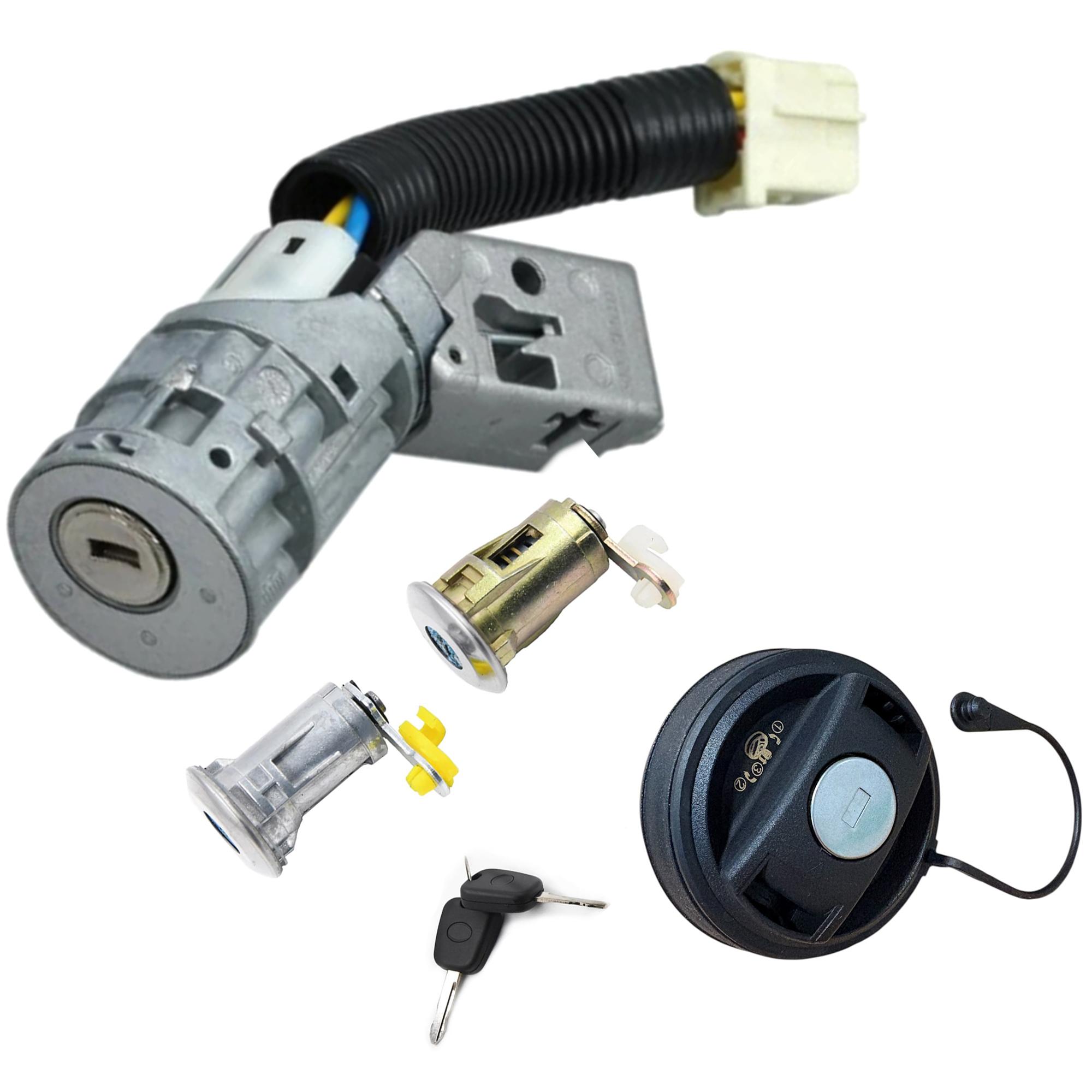 Kit barillets serrures portes bouchon et neiman pour C1 107 Aygo PARTSLINE SC61250