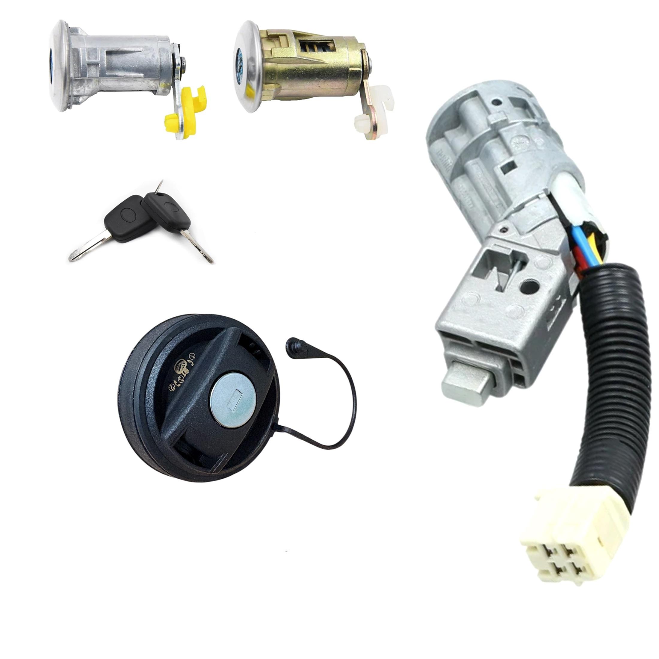 Kit barillets serrures portes bouchon et neiman pour C1 107 Aygo PARTSLINE SC61250
