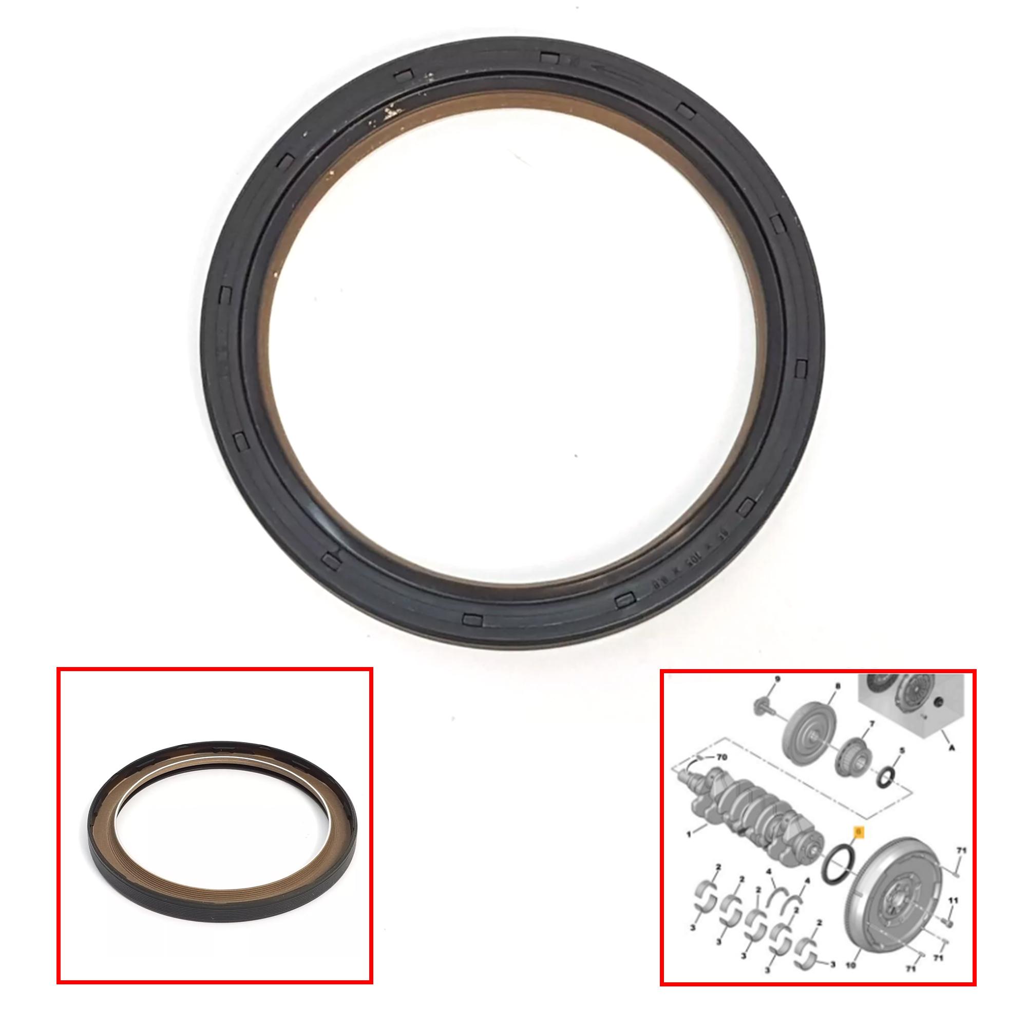Joint spi vilebrequin cote volant moteur PARTSLINE SC61253