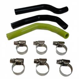 Kit 3 tuyaux capteur pression différentielle échappement + 6 colliers pour Renault Dacia 1.5 dci