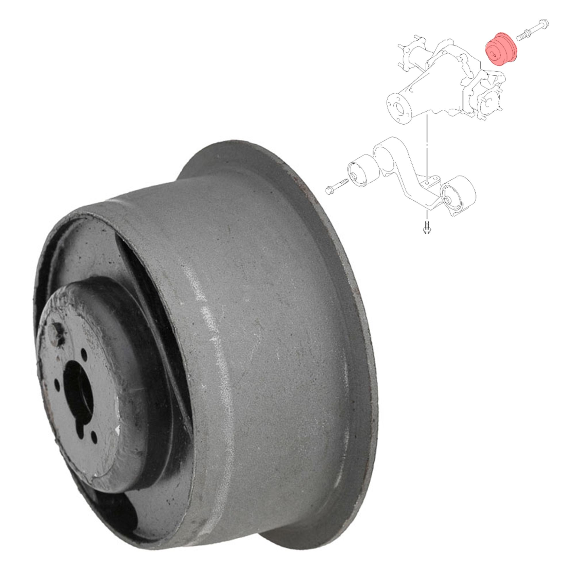 Silentbloc arrière du support différentiel pour Grand Vitara II 1.6 2.0 2.4 PARTSLINE SC61430