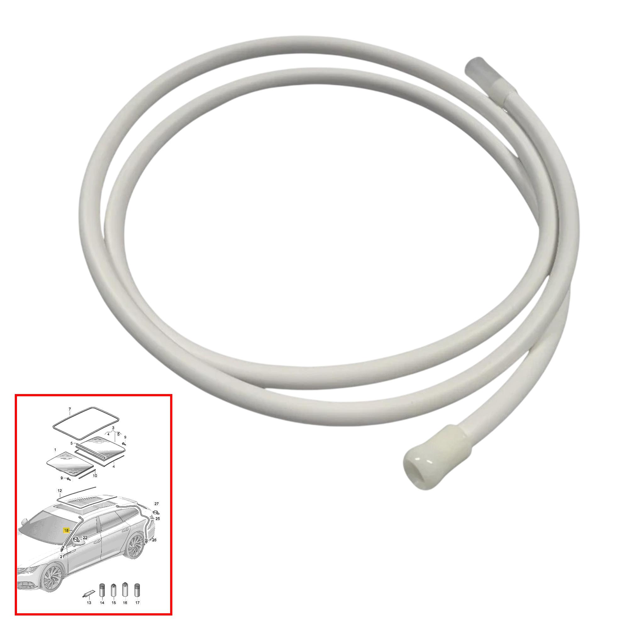 Tuyau evacuation eau toit ouvrant pour VW Golf Passat Tiguan PARTSLINE SC61588