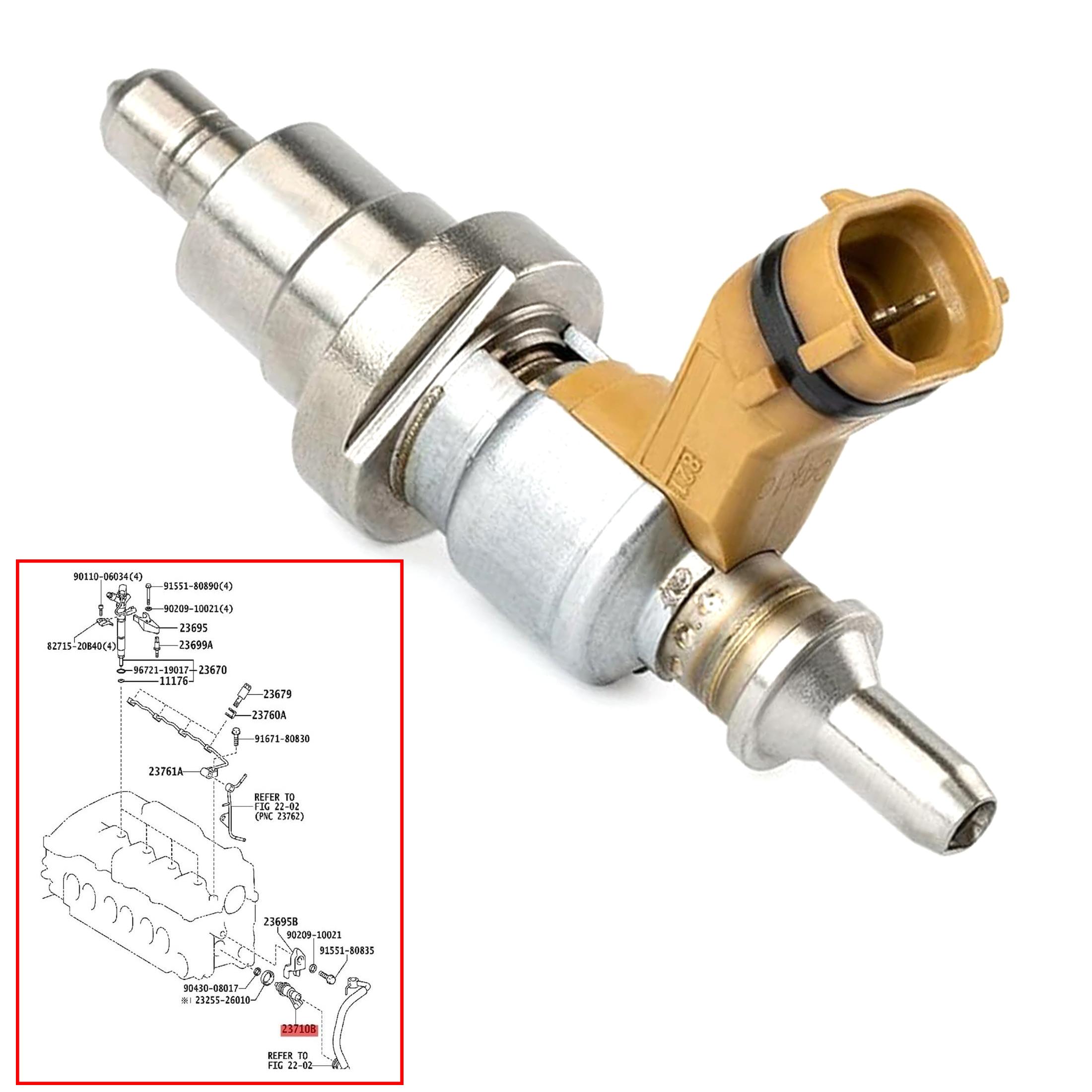 Injecteur regeneration FAP pour Auris Avensis RAV4 Verso Corolla 2.0 2.2 D PARTSLINE SC61615
