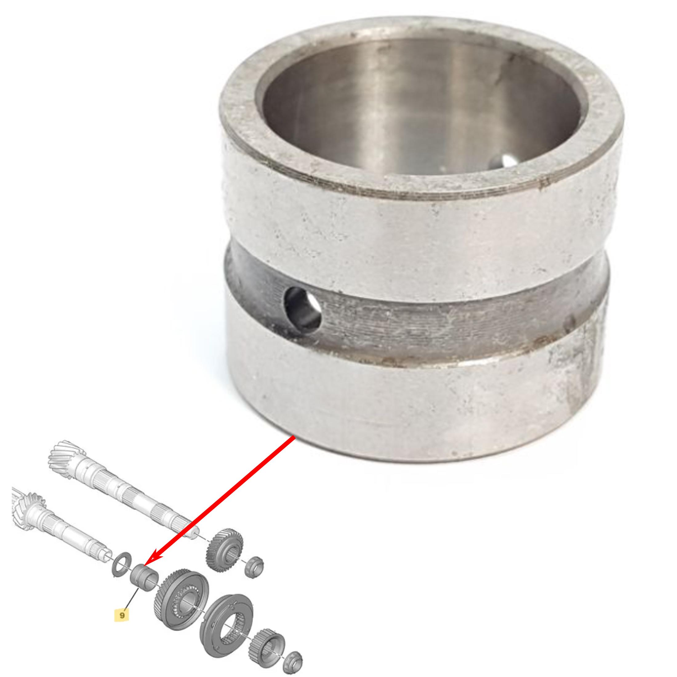 Separateur pignon boite vitesse pour Berlingo C3 C4 1.6 HDi PARTSLINE SC61662