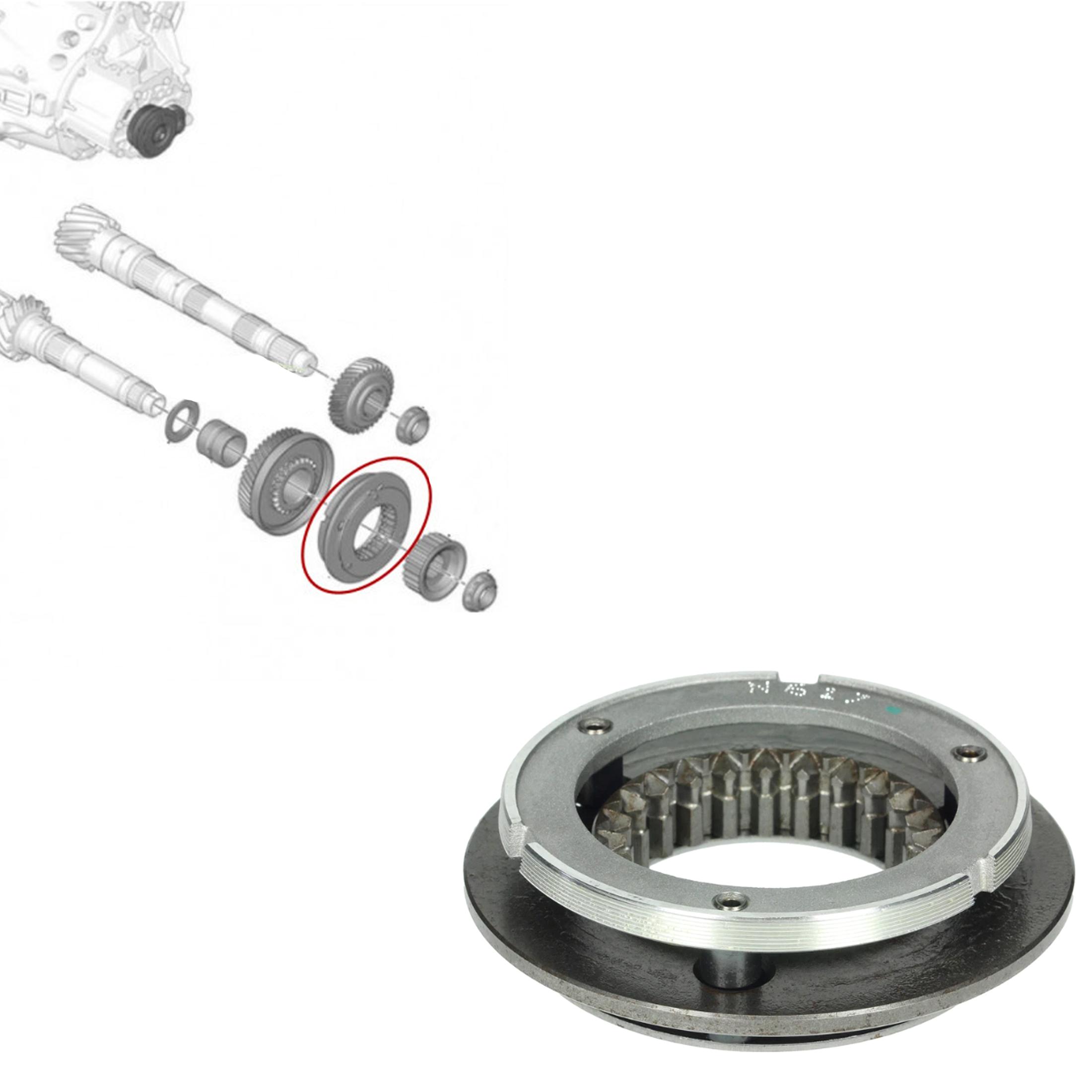 Synchroniseur pignon 5eme vitesse pour Berlingo Partner Rifter Doblo PARTSLINE SC61663