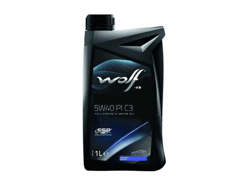 Huile moteur 5W40 C3 PI ESSENTIAL SN/CF - Bidon 1 Litre - WOLF 1048681